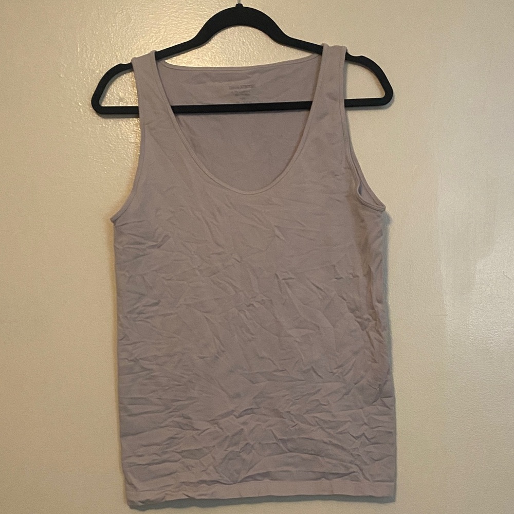Zenana Outfitters Light Gray Tank Top